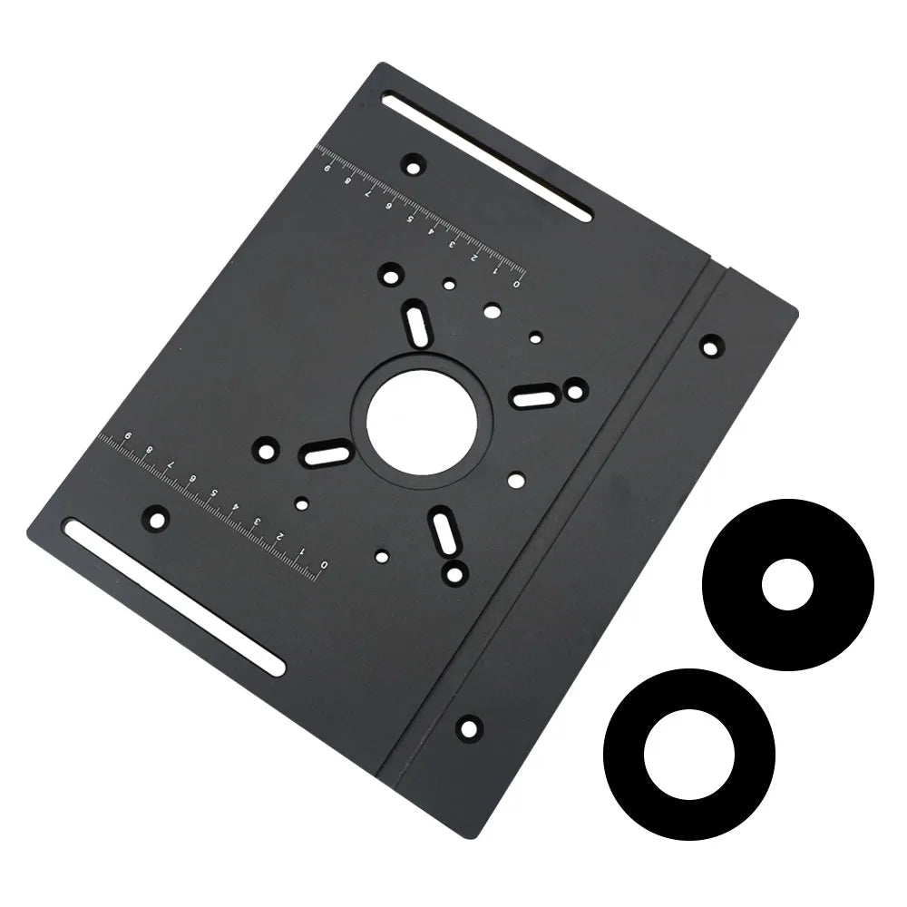 Precision Router Lift - Wood Router Aluminum Alloy Lifting Base for Woodworking Router Table Working Benches DIY Tools