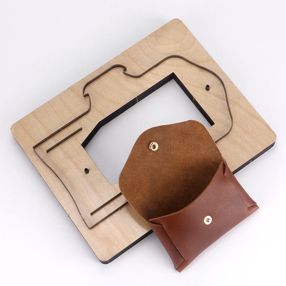 Wallet Coin Bag Leather Cutting Mold DIY Leather Craft Tool Metal Die Cutting Sewing Pattern Card Bag Making Cutting Tool