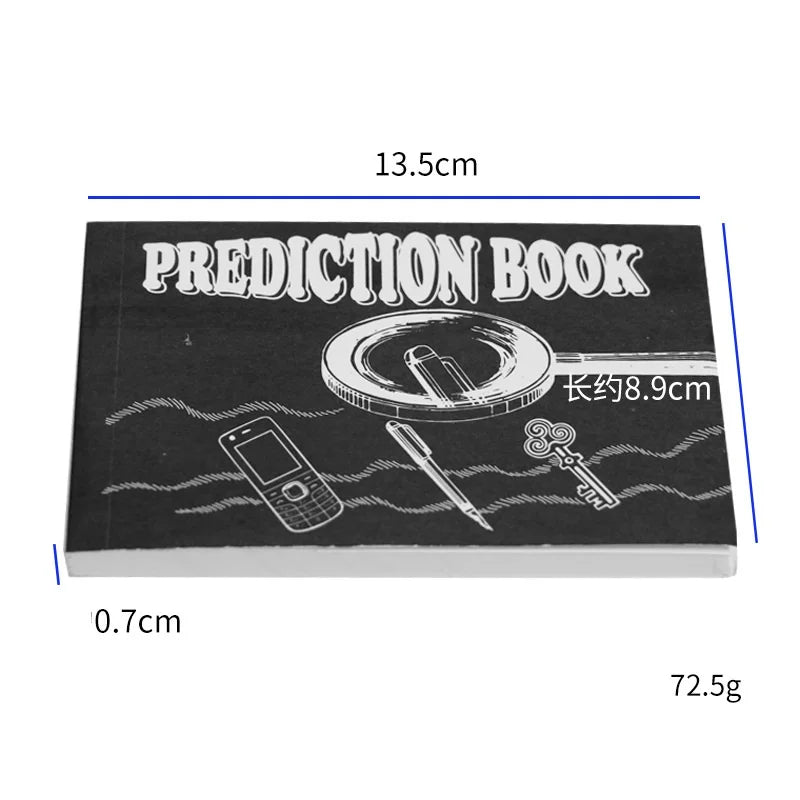 Prediction Book -Magic Trick Magic Props Gimmick Stage/Close Up Fire Comedy Accessories Children Beginners Primary Tricks