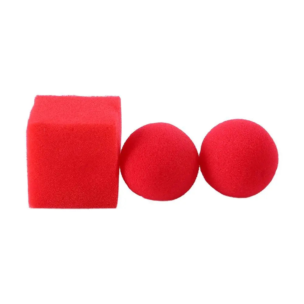 Square Sponges Magic Show Classical Magic Tricks Red Ball Magic Magic Sponge Balls Sponge Magic Props Sponges Magic Tricks