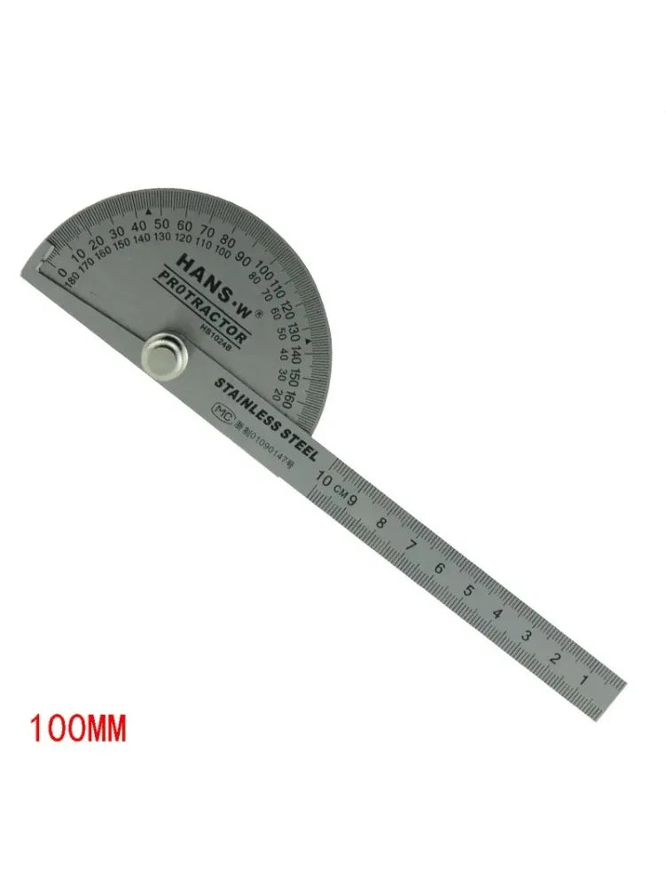 Multifunctional Ruler for Wood Working,180 Degrees Protractor