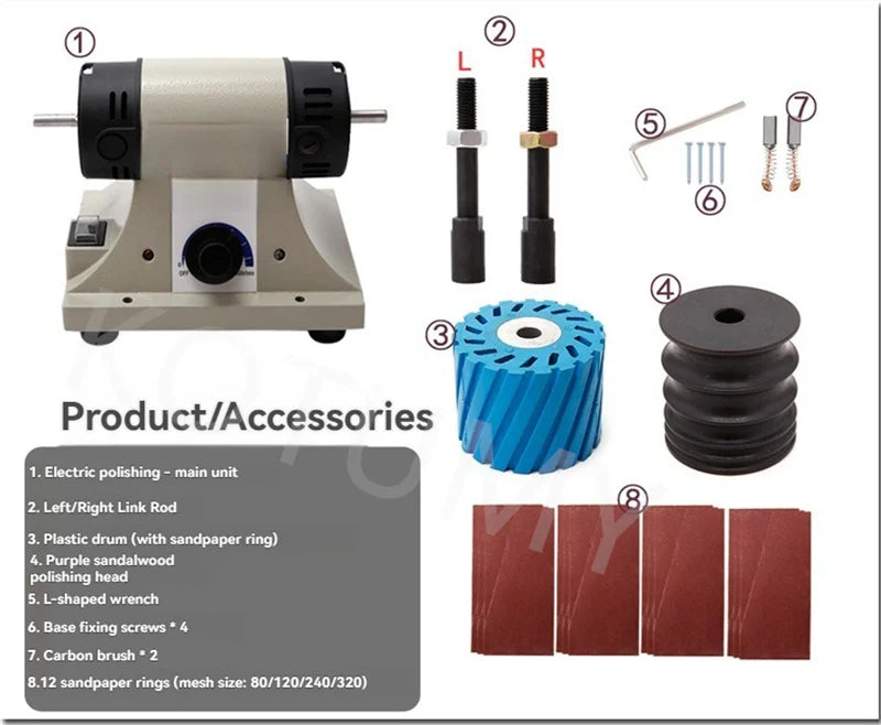 Leather Edge Polishing Machine Small Polishing Machine 220v Leather Polishing Machine Manual Leather Side Grinder