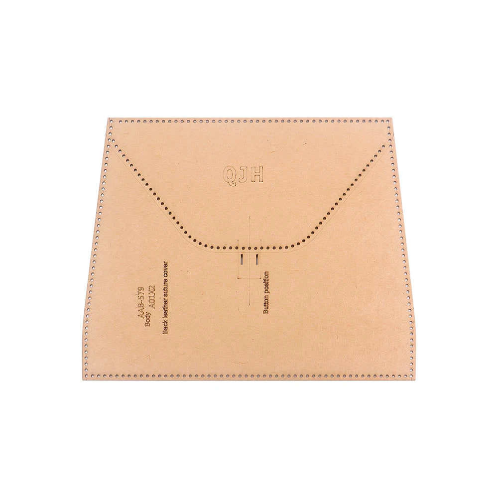 Large Capacity Women's Shoulder Bag, Stylish Handbag, Kraft Paper Template with Holes,DIY Leather Handmade Crafts-Special Gift
