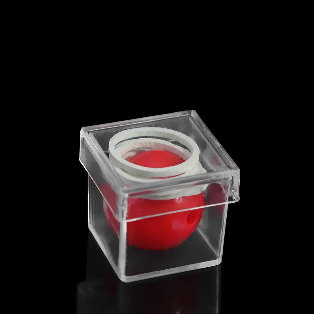 Illusion Magic Clear Ball Through Box Magician Game Gimmick Props Ball Penetrate Box Mentalism Plastic Magic Tricks Street Stage