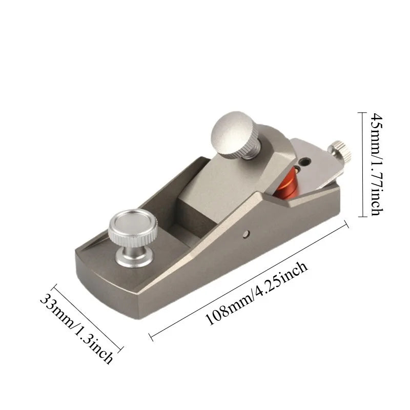 Woodworking Hand Small Planer Blade Mini Manual Tools Planers Aluminum Magnesium Hard Alloy Planer Cutting Gadgets Professional