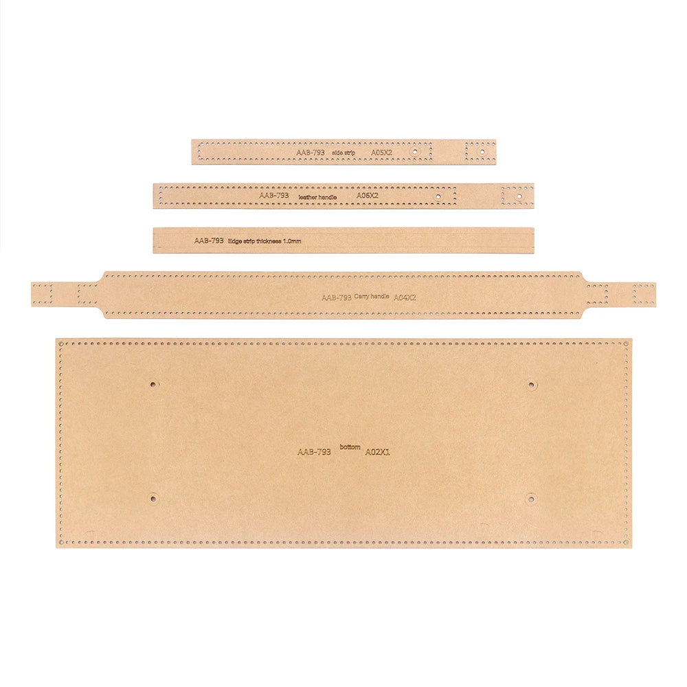 1set DIY Leather Business Bag Kraft Paper Template, Handbag Paper Pattern Drawing, Travel Bag Paper Stencil Making Mold Tool