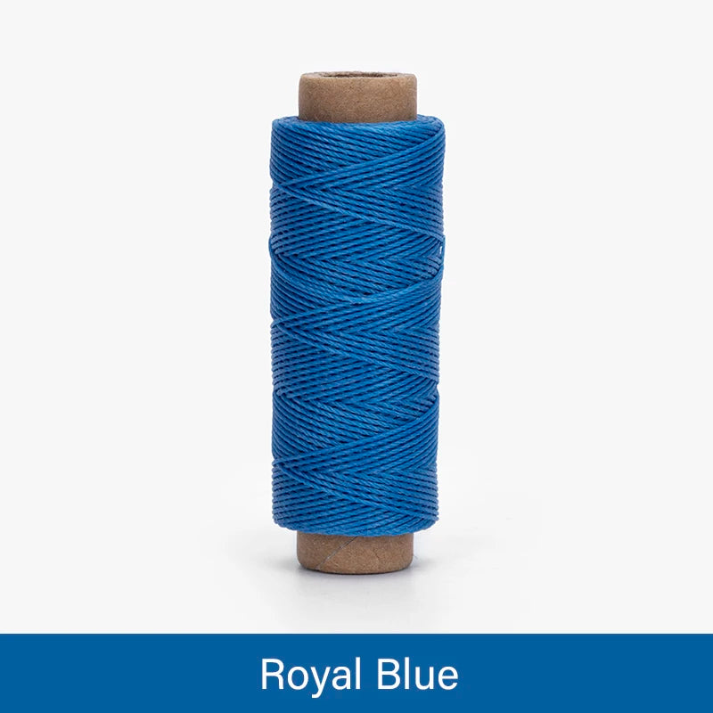 WUTA Leather Waxed Thread Round Polyester Sewing Threads Leather Craft Hand Stitching Line DIY Bracelet Thread Repair Work Cord
