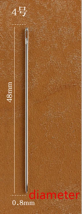 25Pcs/Bag Hand Junetree John James Saddlers Harness Needle Round point Needle Diy Leatherwear hand Tool Leather Crafts