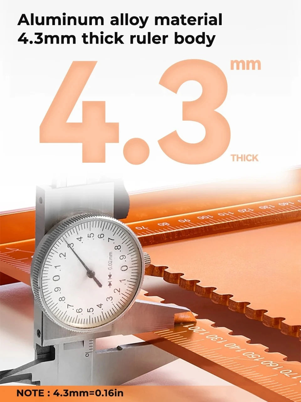 Aluminum Alloy Double Scale Triangle Ruler Angle Ruler Carpenter Triangle Square Rafter Tool Mensurement Tool for Woodwork