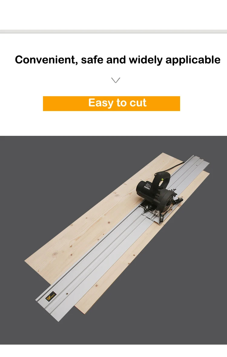 Woodworking Circular Saw Guide Rail Marble Machine Guide Ruler Universal Linear Auxiliary Cutting DIY Woodworking Stone