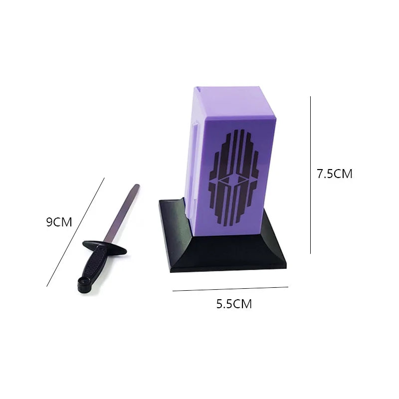 Tenyo Sword Through Ring Inside Casket (Crystal Cleaver) Magic Tricks Close Up Illusions Gimmicks Props Sword Penetrating Magia