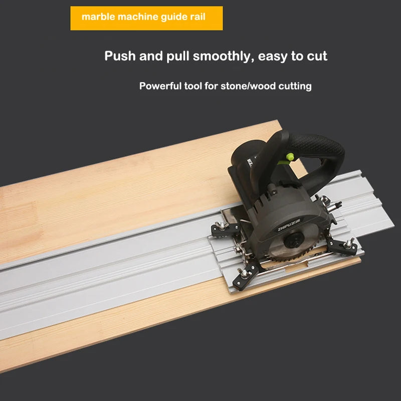 Woodworking Circular Saw Guide Rail Marble Machine Guide Ruler Universal Linear Auxiliary Cutting DIY Woodworking Stone
