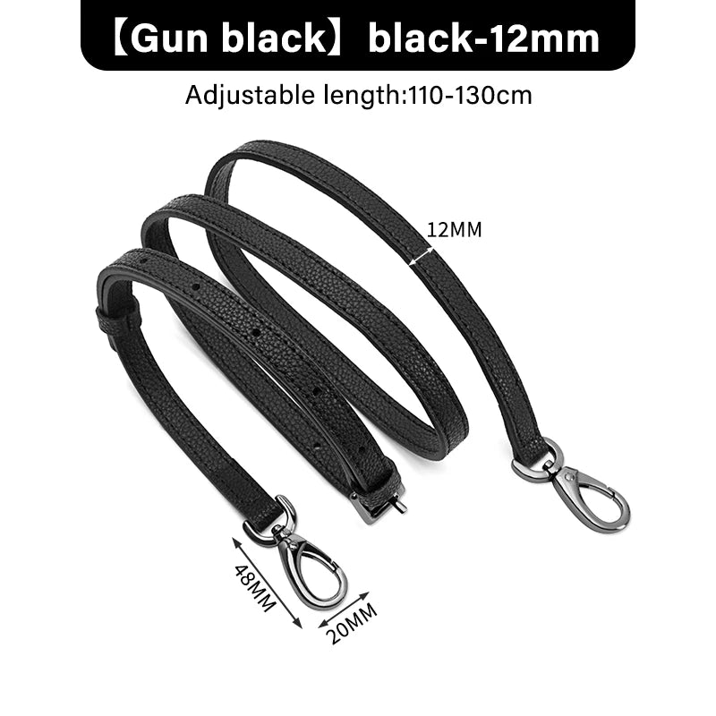 WUTA First Layer Cowhide Genuine Leather Bag Strap Adjustable Shoulder Straps Replacement Handbag Crossbody Belt Bag Accessories