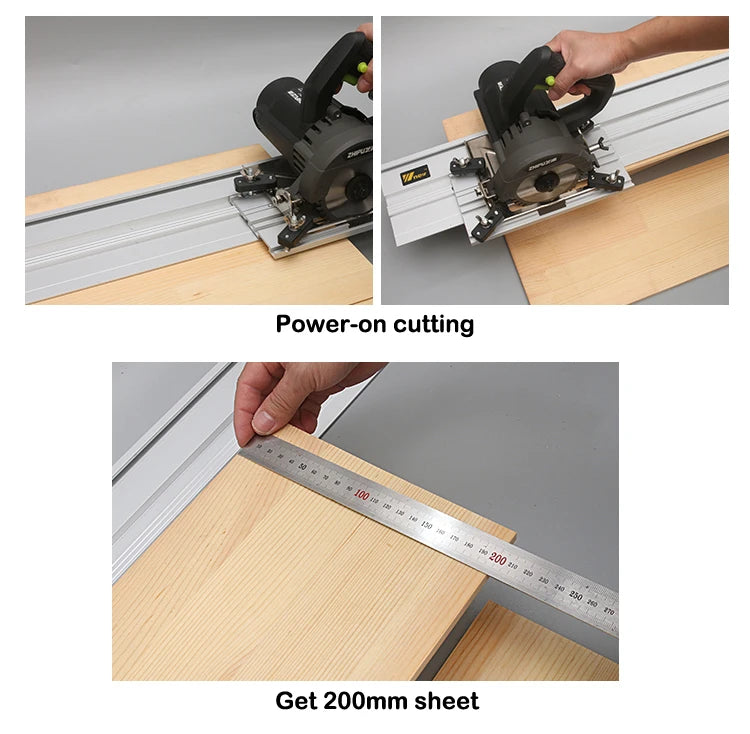 Woodworking Circular Saw Guide Rail Marble Machine Guide Ruler Universal Linear Auxiliary Cutting DIY Woodworking Stone