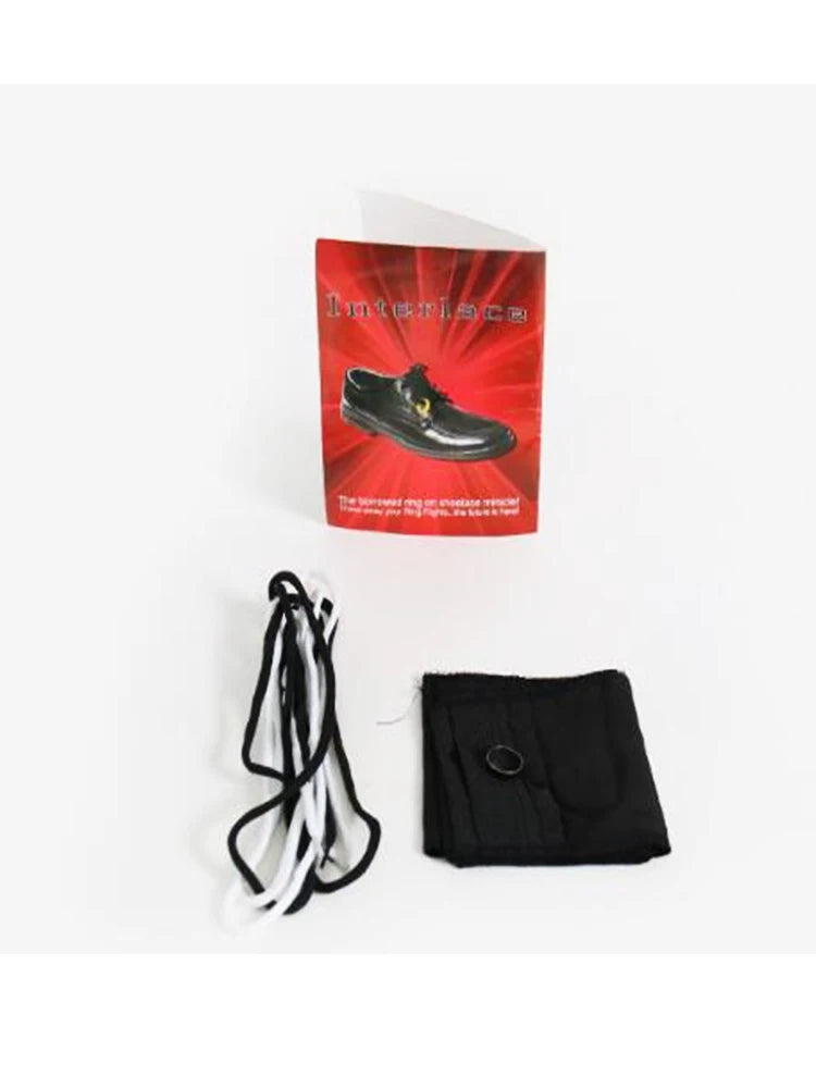 Interlace By Richard Sanders (DVD+Gimmick) Magic Tricks Ring Into Shoes Magic Props Visual Magic Effect Magician Toys Illusions