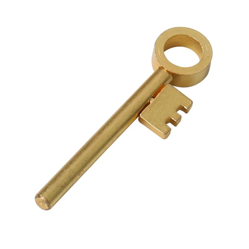 Mystery Golden Key Skeleton Magic Tricks Magician Close Up Illusions Gimmick Props Appearing Mentalism Ghost Moving Key Magia