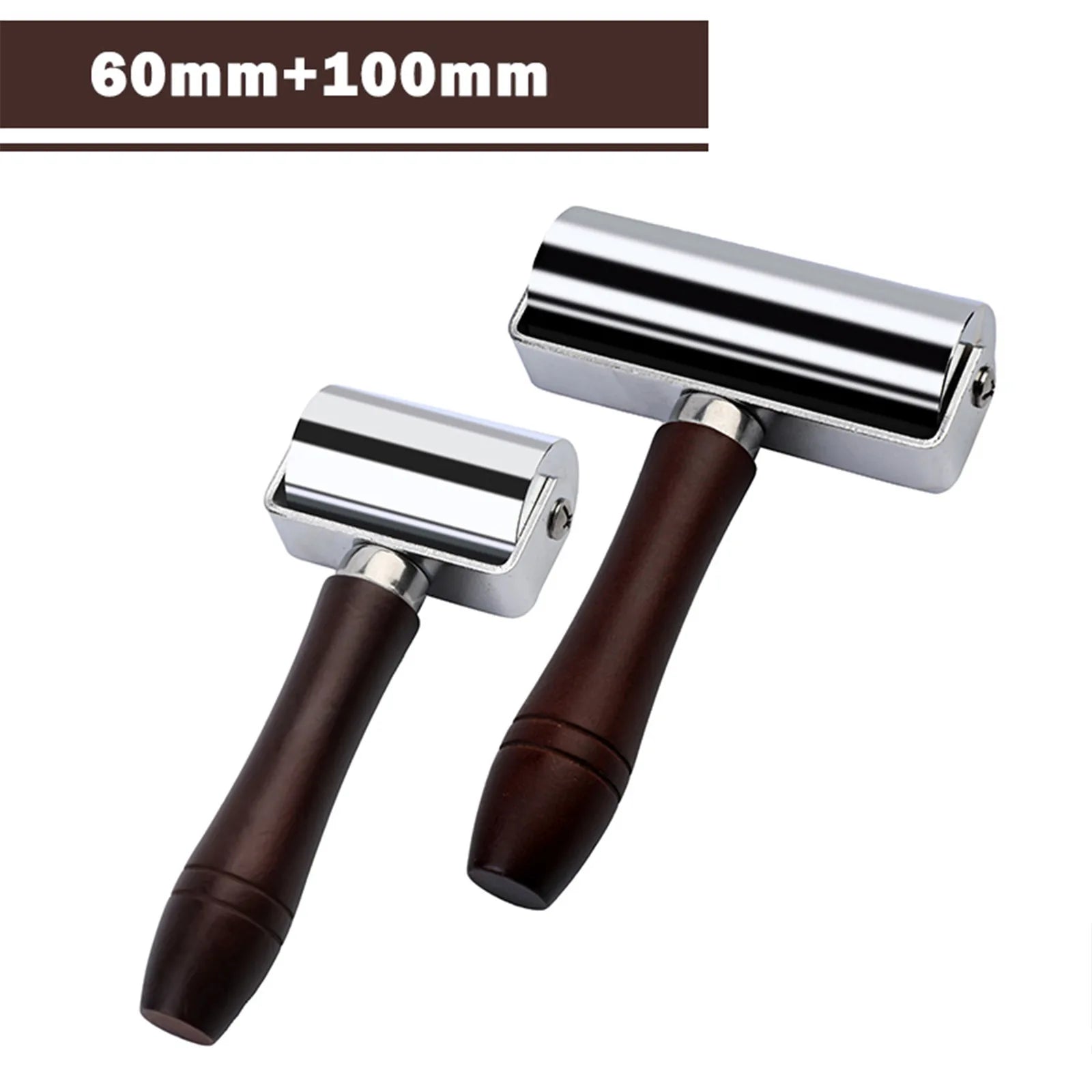 KRABALL Leather Press Edge Roller with Wooden Handle Leather Roller Tool Edge Creaser Leather Craft Laminating Working Tool