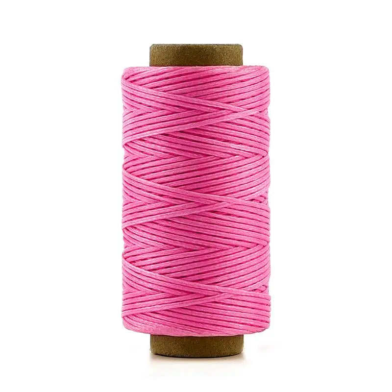 0.8mm 150D Thickness Leather Waxed Thread For Hand Stitching Leather Cord DIY Bracelet Jewelry Making 50 Meters Round Waxed Line