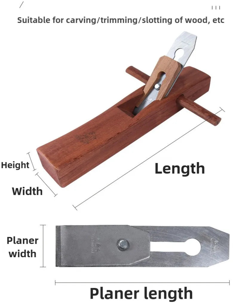 Rosewood Woodworking Planer Hand Carpentry Tools Router Planes Wood Pushing Planer Blade Woodworking Equipment Planers Novelty