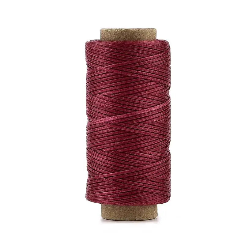0.8mm 150D Thickness Leather Waxed Thread For Hand Stitching Leather Cord DIY Bracelet Jewelry Making 50 Meters Round Waxed Line