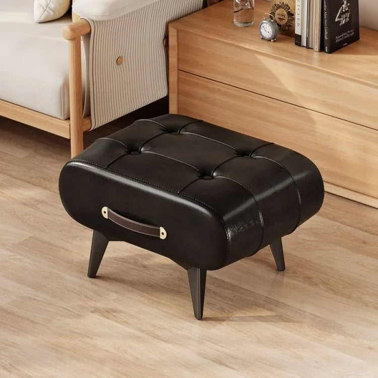 Home doorstep stool, luxurious coffee table, low stool, sofa, living room, simple soft seat for entry