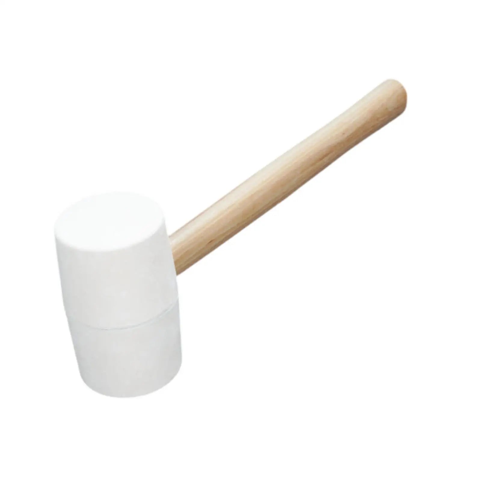 Rubber Mallet Hammer with Wood Handle Comfortable Rubber Hammer for Tile Setting Home Decoration Tent Stakes Flooring Building