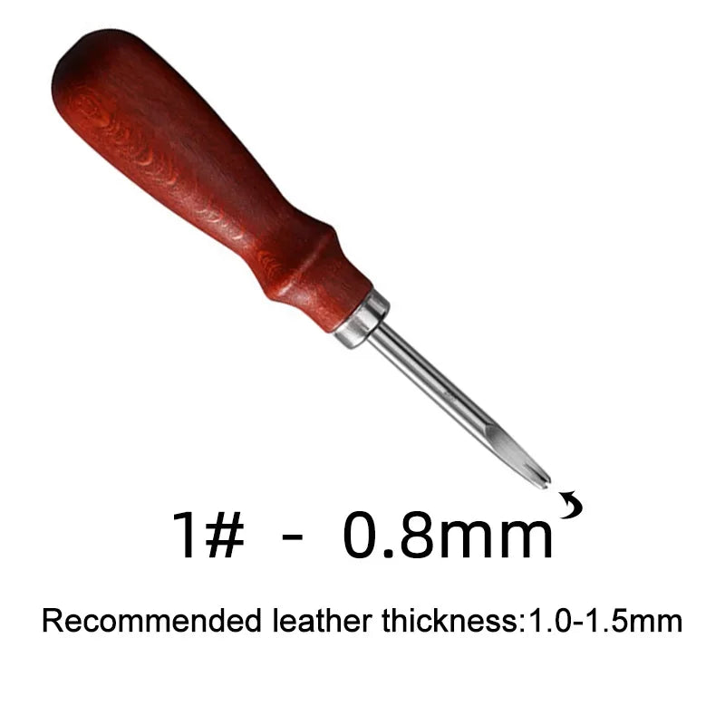 Leather Common Edge Beveler Skiving Craft Keen Edge Cutting Tool for Beveling V-shaped Blade with Rounded Center Taking The Edge