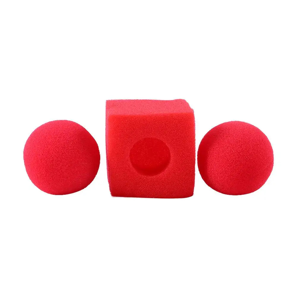 Square Sponges Magic Show Classical Magic Tricks Red Ball Magic Magic Sponge Balls Sponge Magic Props Sponges Magic Tricks