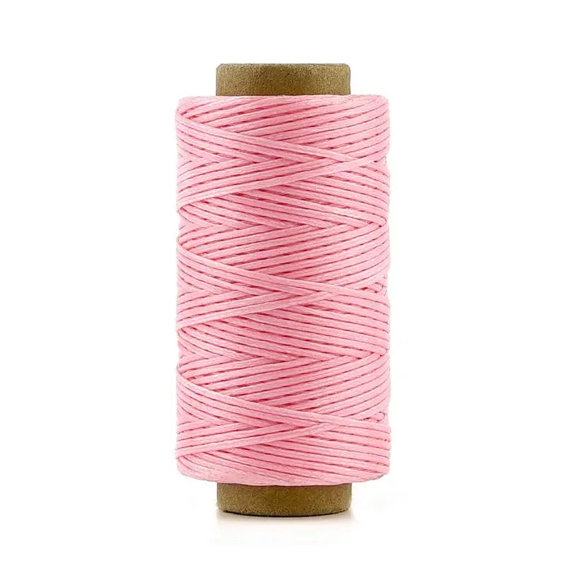 0.8mm 150D Thickness Leather Waxed Thread For Hand Stitching Leather Cord DIY Bracelet Jewelry Making 50 Meters Round Waxed Line