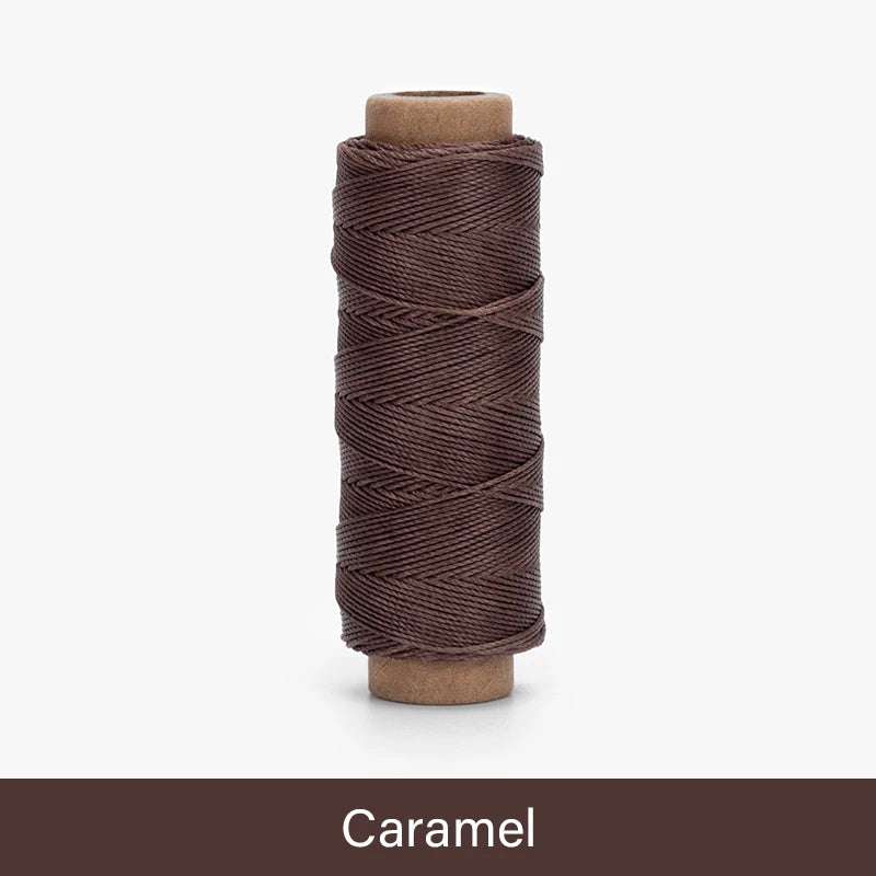 WUTA Leather Waxed Thread Round Polyester Sewing Threads Leather Craft Hand Stitching Line DIY Bracelet Thread Repair Work Cord