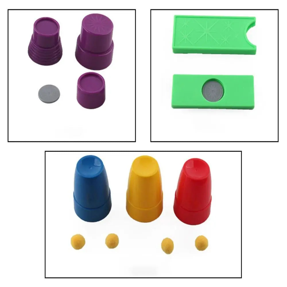 Puzzle Simple Magic Prop Beginners Magic Kit Set for Kids Exciting Magician Tricks Performance Show with Instruction Manual