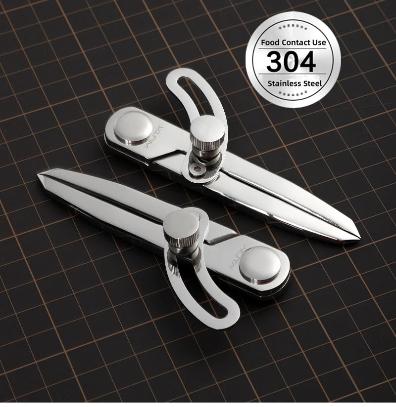 WUTA 304 Stainless Steel Leather Compass Adjustable Spacing Wing Divider Completely Polished Craft Regulation Tools DIY Scriber