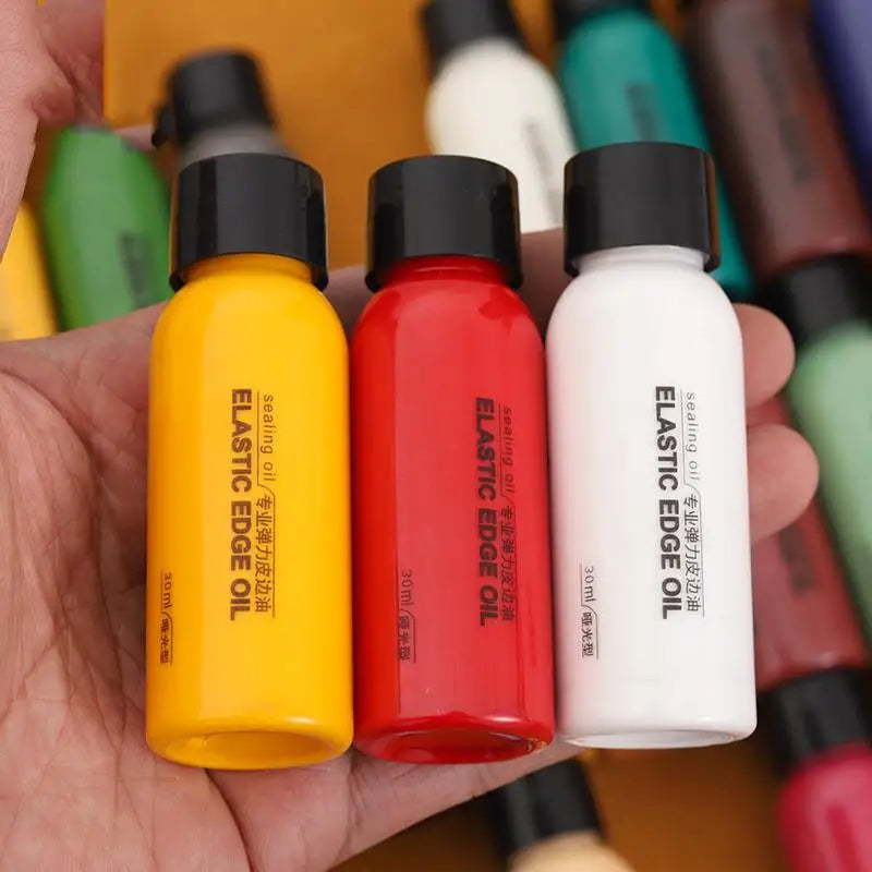 30ml Leather Edge Oil Finish Finishing Agent Used On The Leather Edges Of Bags/Belts/Shoes/Boots And All Kinds Of Leather Goods
