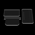 YOMDID 3PCS Mini Card Case Pocket Wallet Acrylic Making Template DIY Card Case Purse Acrylic Mold Leathercraft Stencil Supplies