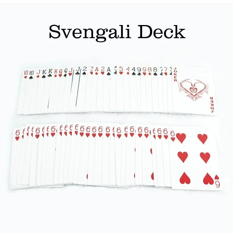 Svengali Deck Magic Gimmick Card Magic Trick for Magician Close Up Street Magic Prop Magia Toys Magie Accessories Gimmicks Funny