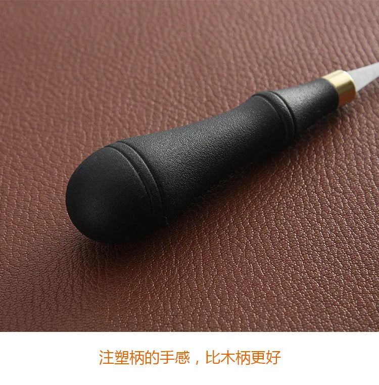 File Tool with Plastic Handle Leather Craft Tools for Edge Leather Tool Leather Surface Plastic Handle and Stainless Steel Head