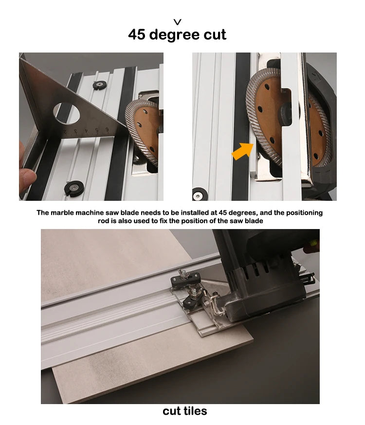 Woodworking Circular Saw Guide Rail Marble Machine Guide Ruler Universal Linear Auxiliary Cutting DIY Woodworking Stone