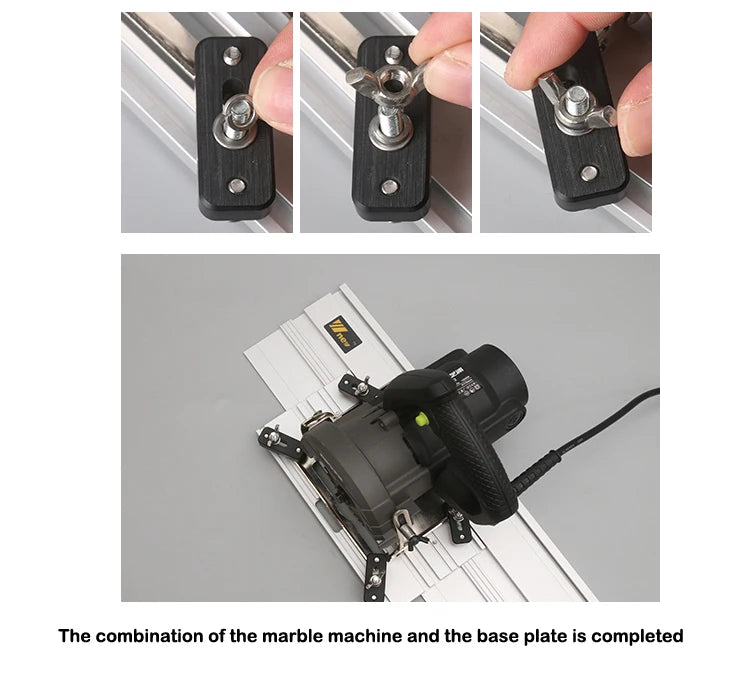 Woodworking Circular Saw Guide Rail Marble Machine Guide Ruler Universal Linear Auxiliary Cutting DIY Woodworking Stone
