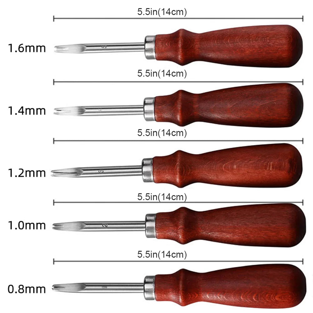 Leather Common Edge Beveler Skiving Craft Keen Edge Cutting Tool for Beveling V-shaped Blade with Rounded Center Taking The Edge