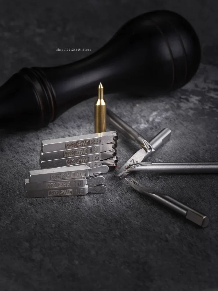 Leather Multifunction Lineation Device Wood Hand Angle Tunable Edge Line Device DIY Leather Carve Mark/trim/groov Auxiliary Tool