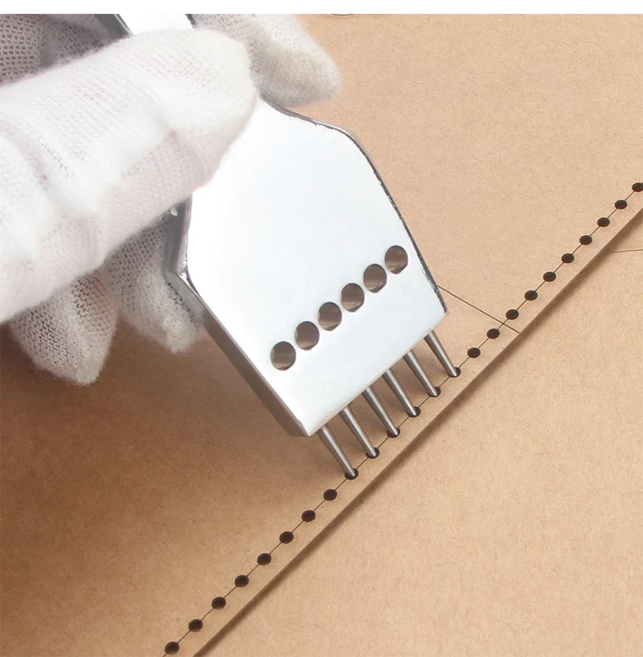 Large Capacity Women's Shoulder Bag, Stylish Handbag, Kraft Paper Template with Holes,DIY Leather Handmade Crafts-Special Gift