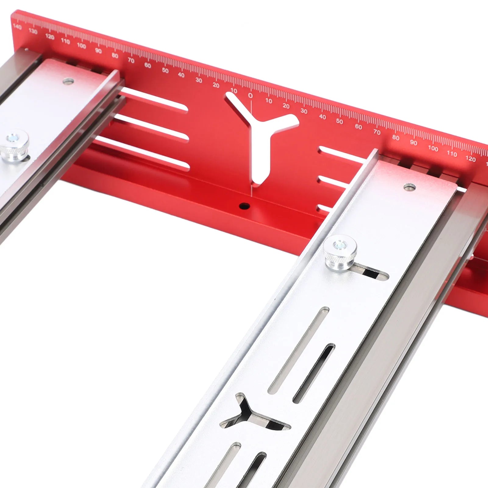 Woodworking Router Sliding Plate Aluminum Alloy Router Milling Groove Bracket for Flatten and Finish Plywood