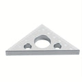 Aluminum Right Angle Ruler Woodworking Ruler Triangle Ruler Scales Machinist Carpenter's Square Height Measuring Tools Gauge