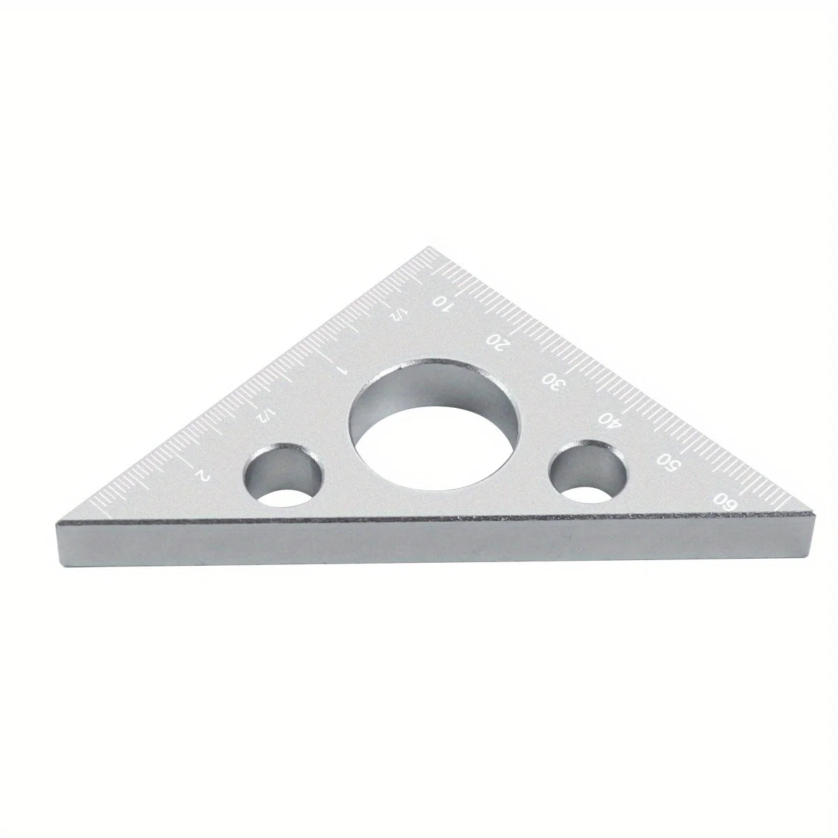 Aluminum Right Angle Ruler Woodworking Ruler Triangle Ruler Scales Machinist Carpenter's Square Height Measuring Tools Gauge