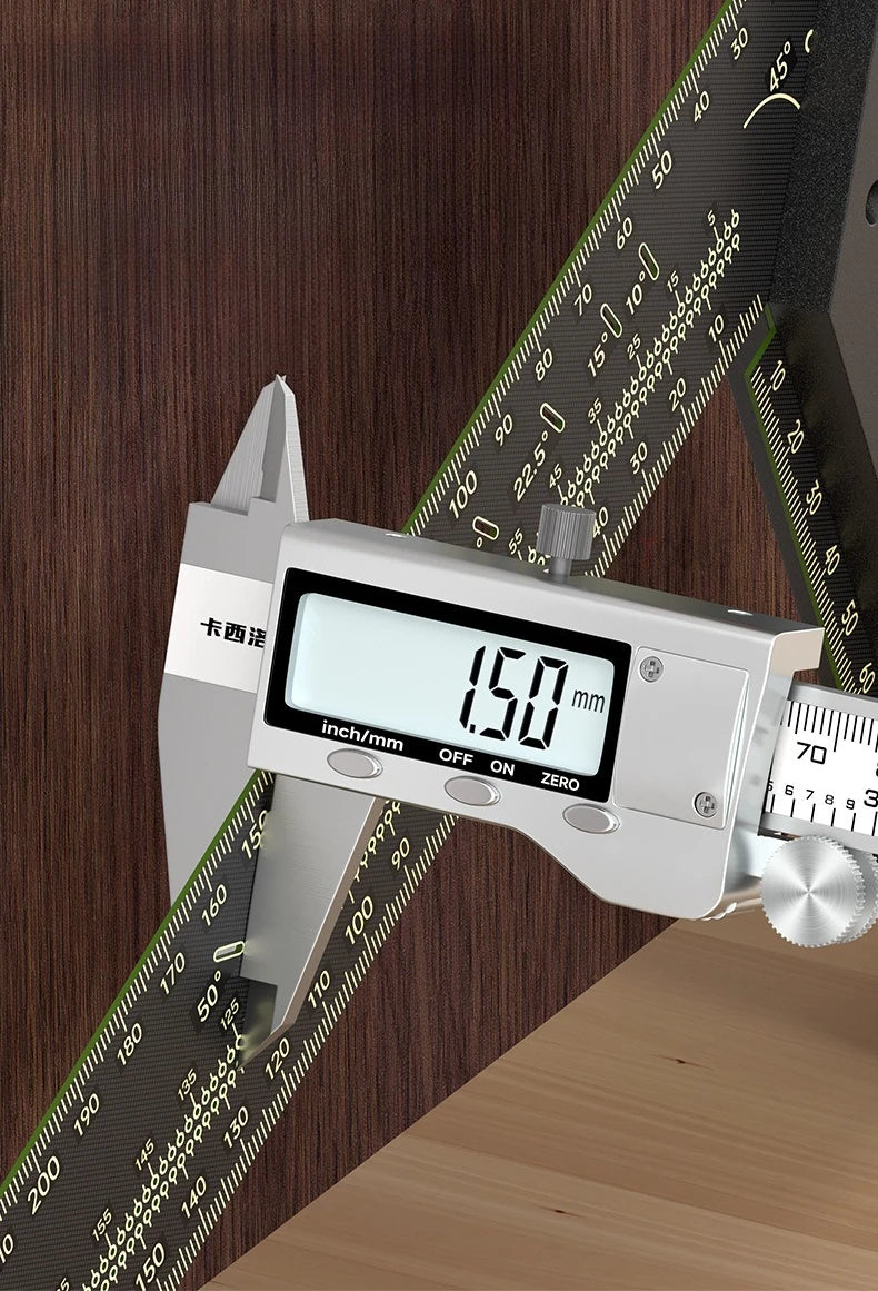 Woodworking Right-angle Marking Ruler Hole Location Multifunctional Stable Angle Marker Durable High Precision Measuring Tools