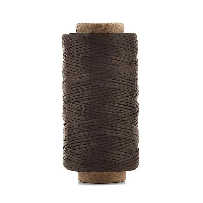 0.8mm 150D Thickness Leather Waxed Thread For Hand Stitching Leather Cord DIY Bracelet Jewelry Making 50 Meters Round Waxed Line