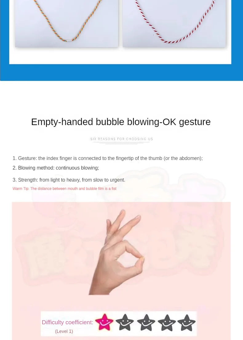 Magic Bubble Rope for Stage Performance and Party Entertainment, Amazing Bubble Magic