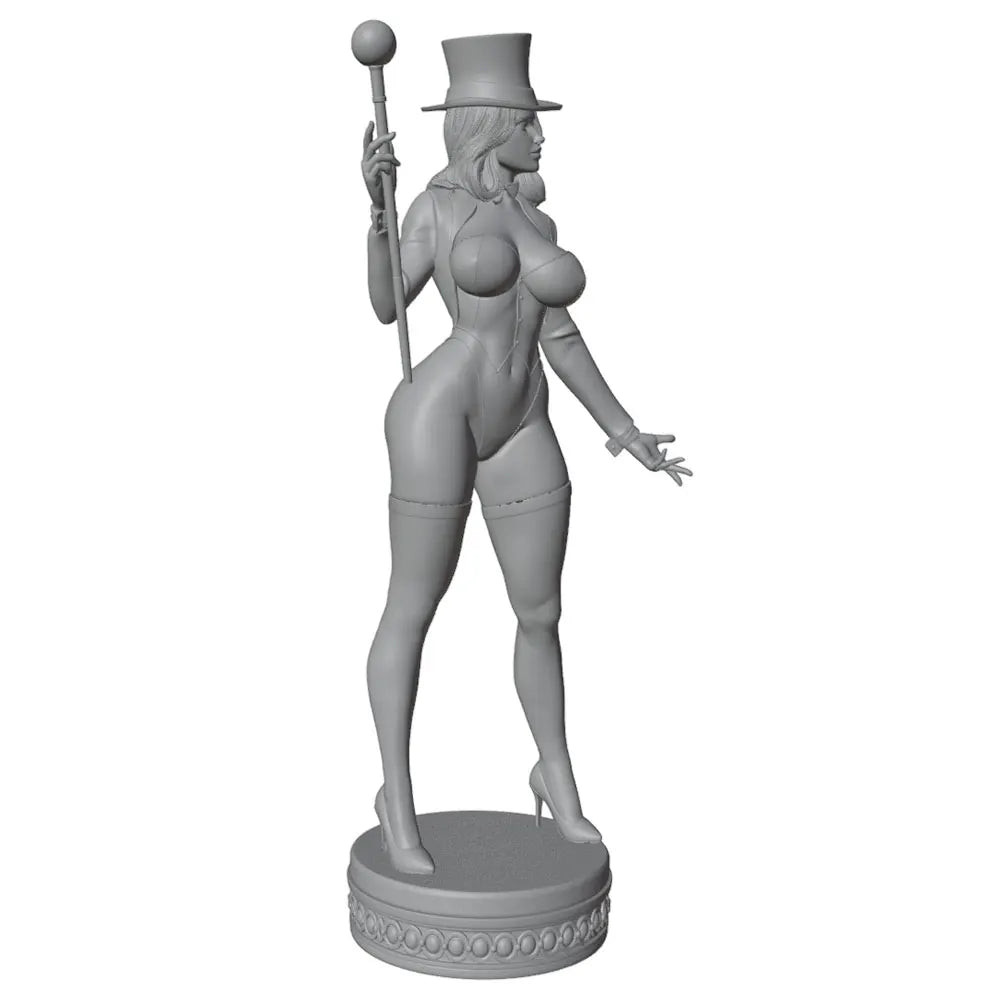 Sexy Magician Magician 1/24 Miniature Resin Statue 75mm Handmade Model Kit, 3D Printed Unpainted Requires Hand Painting Resin Model