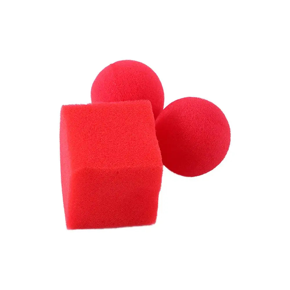 Square Sponges Magic Show Classical Magic Tricks Red Ball Magic Magic Sponge Balls Sponge Magic Props Sponges Magic Tricks