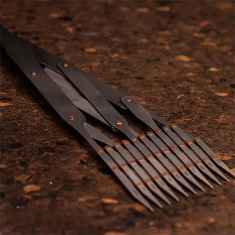 Leather Craft Belt Quick Mark Equally Spacing Isometric Divider Ruler Tool Knife Cutter Punch DIY Leatherworker Auxiliary Tools